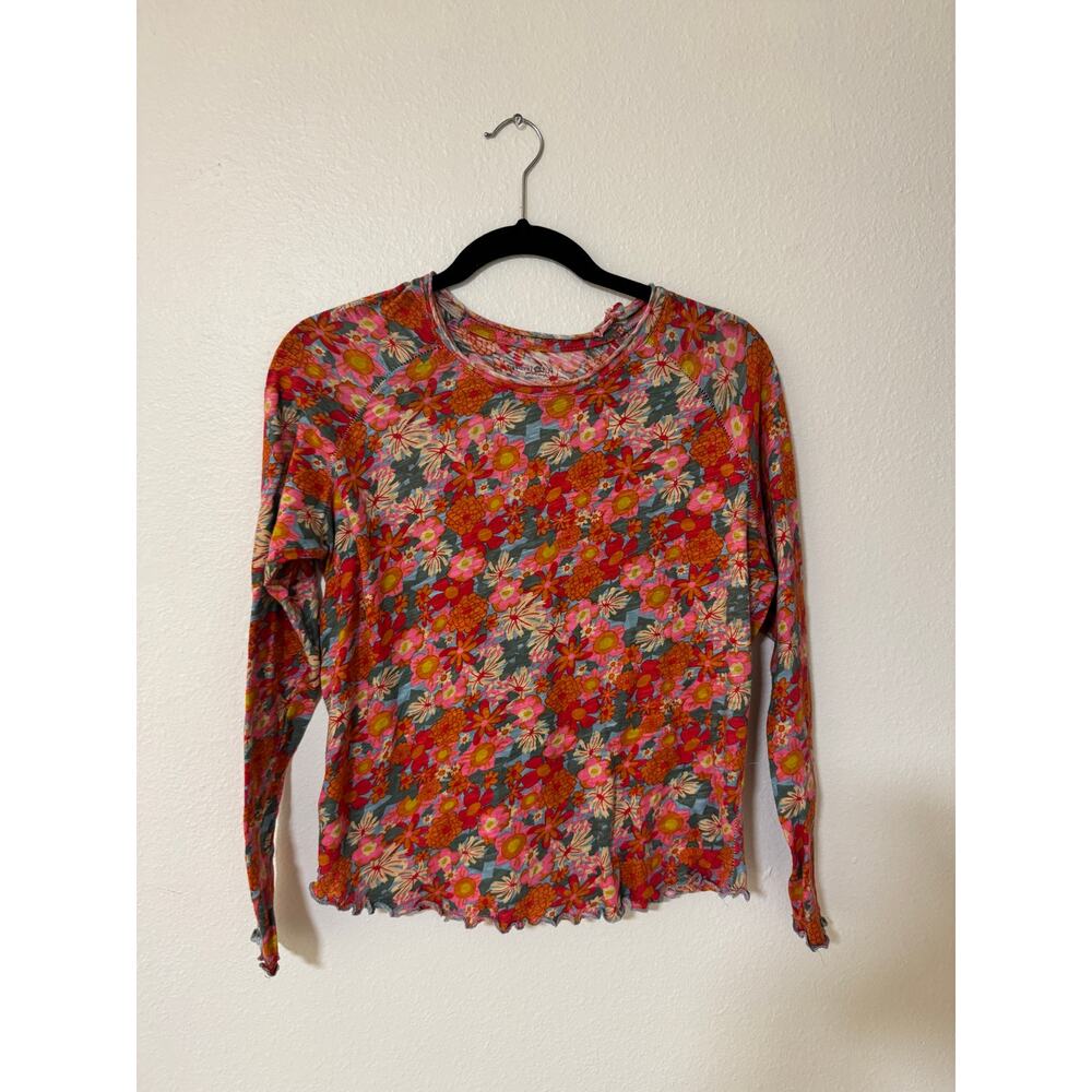 Natural Life Floral Long Sleeve Shirt